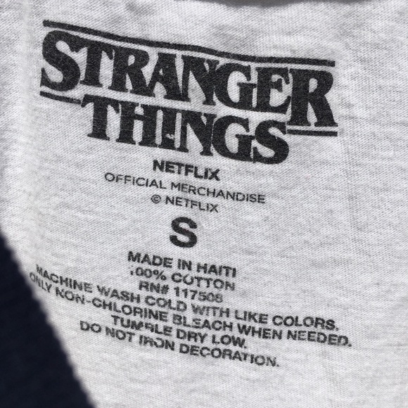 Stranger Things Ringer Graphic Tee White S - Picture 3 of 7